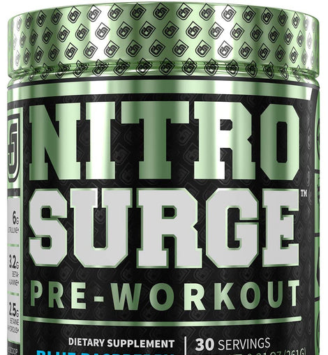 Jacked Factory NitroSurge Pre-Workout Powder Blue Raspberry (30 SERVINGS)