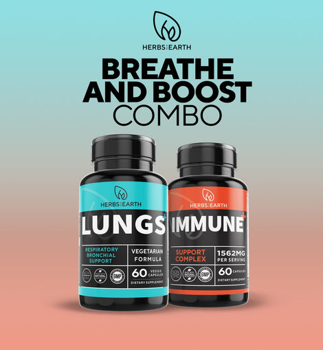 LUNGS Support 60s + IMMUNE Support 60s Combo