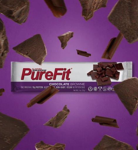 Purefit Bars Purefit Chocolate Brownie (1 bar, 57gm) – HERBS OF THE EARTH PLUS