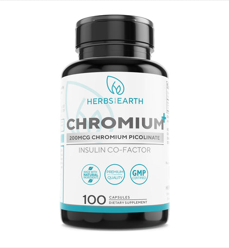 Chromium Picolinate 200mcg Insulin Co-Factor 100 Capsules