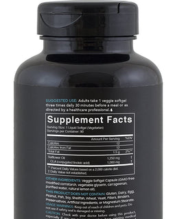 Sports Research CLA 1250mg 180 Plant Gel Softgels