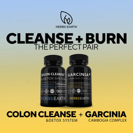 Garcinia Cambogia & Colon Cleanse - Detox Weight Loss Combo