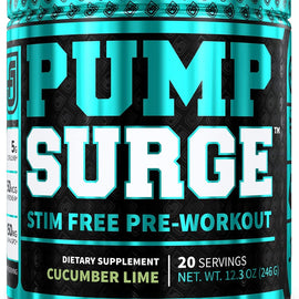 Jacked Factory Pumpsurge Pre-Workout Cucumber Lime 20 Servings 12.3oz/246g