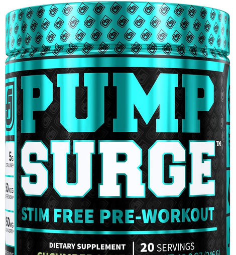 Jacked Factory Pumpsurge Pre-Workout Cucumber Lime 20 Servings 12.3oz/246g