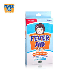 Fever Aid for Kids Cooling Gel Patch 1 Box (6 sheets)