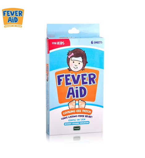 Fever Aid for Kids Cooling Gel Patch 1 Box (6 sheets)