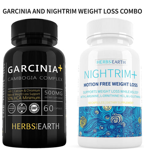 Garcinia and NighTrim 24 HOURS WEIGHT LOSS SUPPLEMENT  from Herbs of the Earth