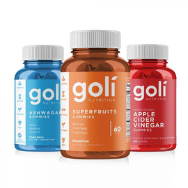 Goli Apple Cider Vinegar + SuperFruits + Ashwagandha Gummies (3 Bottles) 180ct from Goli Nutrition