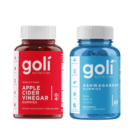 Goli Gummy Bundle Apple Cider Vinegar 60s & Ashwagandha 60s