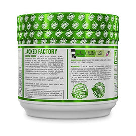 Jacked Factory Green Surge Green Powder with Enzymes & Probiotics Mixed Berry 30 Servings 6.35oz/180