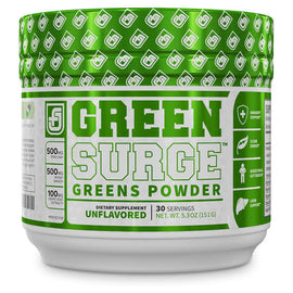 Jacked Factory Green Surge Green Powder with Enzymes & Probiotics Unflavored 30 Servings 5.3oz/151g