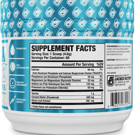 Jacked Factory Hydra Surge Premium Electrolytes w/Traacs Naturally Flavored Watermelon 60 Servings 9.73oz/276g