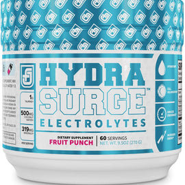 Jacked Factory Hydra Surge Premium Electrolytes w/Traacs Naturally Flavored Fruit Punch 60 Servings