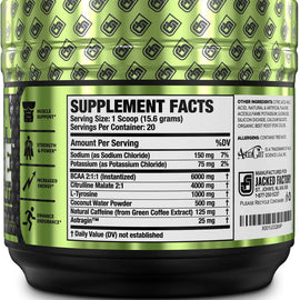 Jacked Factory Intra Surge Fruit Punch 20 Servings 11.01oz/312g