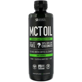 Sports Research Premium MCT Oil 16oz Unflavored