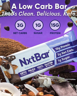 Nxt Bar Keto Bar - Chocolate Coconut Protein Bar 1 pc