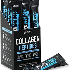 Sports Research Collagen Peptides Unflavored 20 Packets