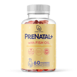 PreNatal+ Vitamin 60 Gummies Pregnancy Vitamins for Women from Herbs of the Earth