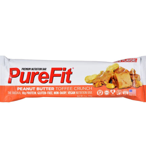 Purefit Store PureFit Bar Peanut Butter Toffee Crunch (2 oz 57g) 1 Bar – HERBS OF THE ...