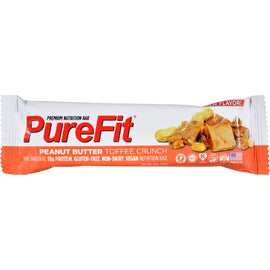 PureFit Bar Peanut Butter Toffee Crunch Box of 15 Bars