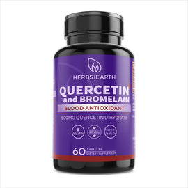 Quercetin and Bromelain 600MG 60 Capsules