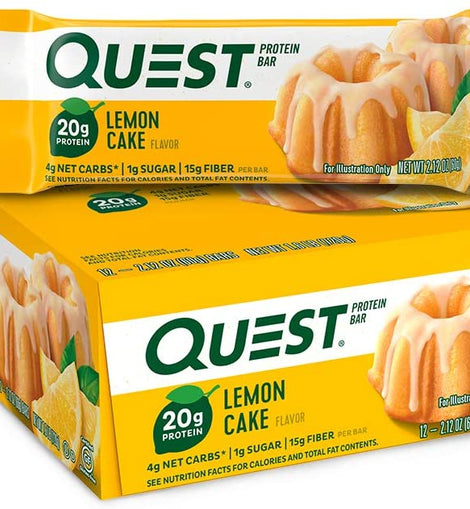 Quest Nutrition Protein Bar, Lemon Cake (1 Bar only)