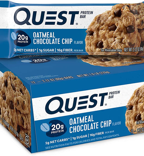 Quest Nutrition Oatmeal Chocolate Chip Protein Bar 1pc