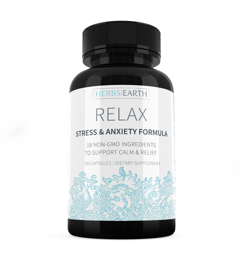 RELAX Stress Support & Natural Anxiety Support 90s Capsule