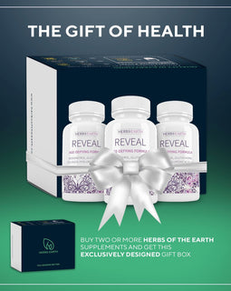 REVEAL 3X Gift Box Glutathione Capsule with Collagen Vitamin E Vitamin C, From Herbs of the Earth