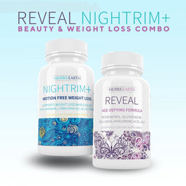 REVEAL Age Defy and NIGHTRIM+ Nighttime Weight loss Bundle from Herbs of the Earth