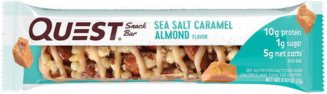 Quest Snackbar Sea Salt Caramel Almond (1 Bar Only)