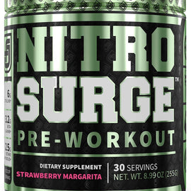 Jacked Factory NitroSurge Pre-Workout Powder Strawberry Margarita (30 SERVINGS)